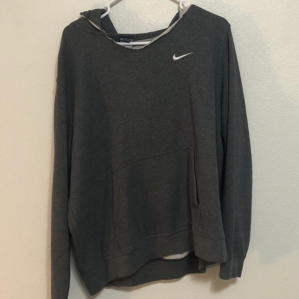 Nike hoodie cut collar